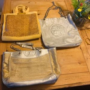 Tory burch 3 tote bundle
